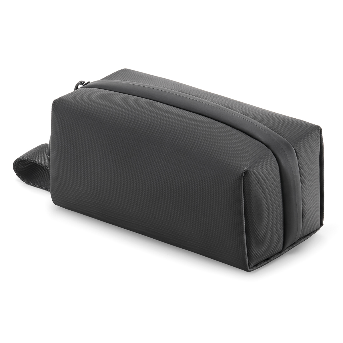 DJI Osmo Pocket 4 Tragetasche – schräge Vorderansicht der kompakten Schutztasche mit Reißverschluss