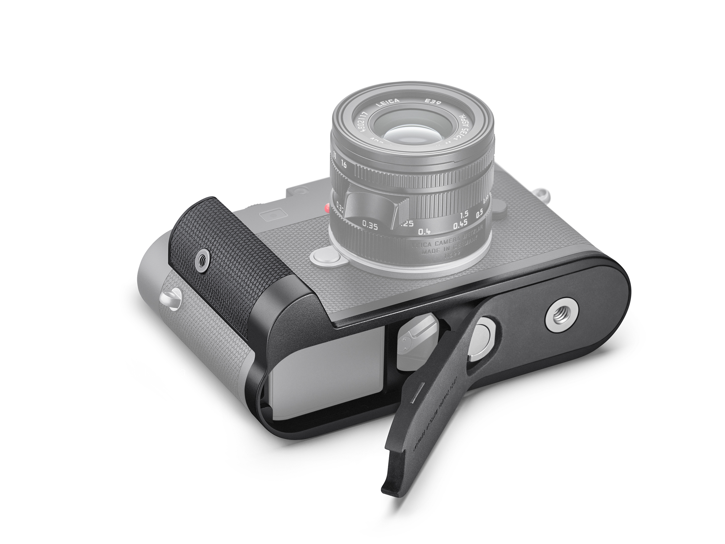 Handgriff für Leica M11 (Rautemuster/Schwarz) Handgriff für Leica M11 (Rautemuster/Schwarz)