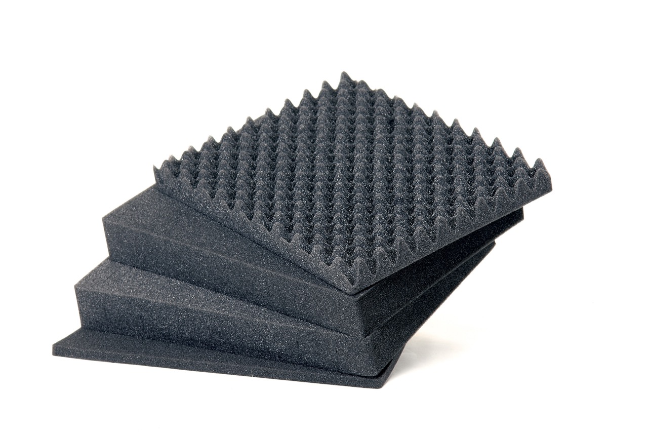 2600 Kunstharzkoffer (schwarz/bassanao blau) inkl. Schaumstoffeinlage HPRC2600W Symboldbild der verwendeten Schaumstofffüllung