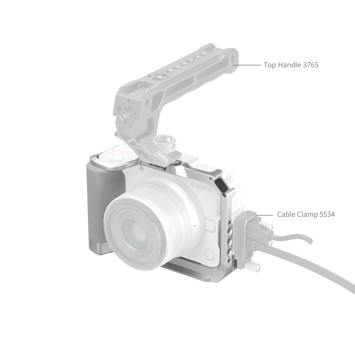 5428 Cage für Canon EOS R50 V (Silber) 5428 Cage für Canon EOS R50 V (Silber)