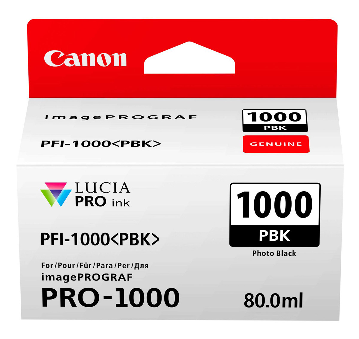 PFI-1000PBK Tinte (fotoschwarz)