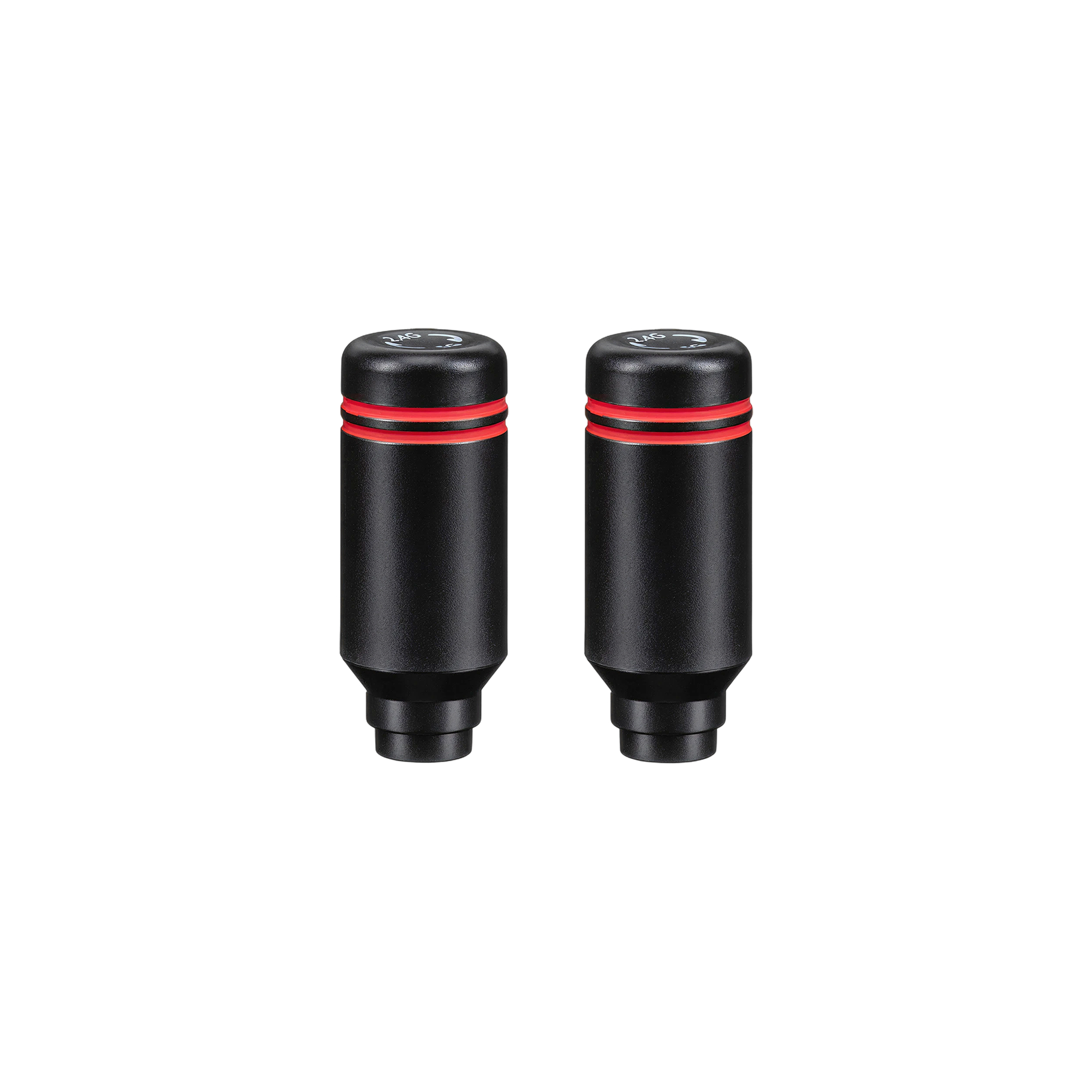 Hollyland Pyro Ultra Antennen – Draufsicht auf zwei Antennen mit roter Markierung am Gehäuse