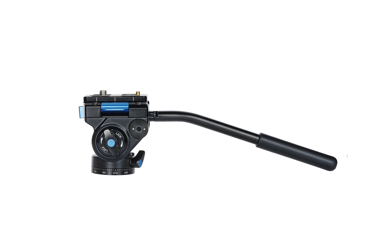 VA-5X Videoneiger Sirui VA-5X Videoneiger Stativkopf links