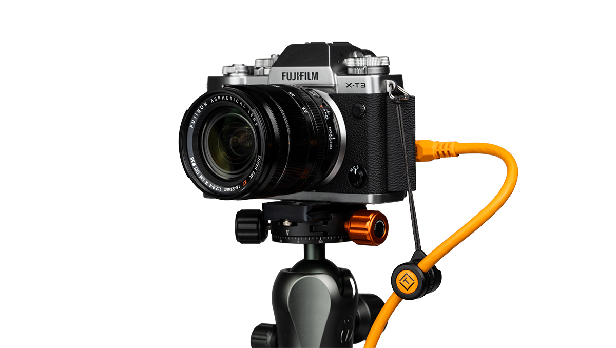 Starter Tethering Kit Optima 10G USB-C auf USB-C – 4.6m (orange) Starter Tethering Kit Optima 10G USB-C auf USB-C – 4.6m (orange)