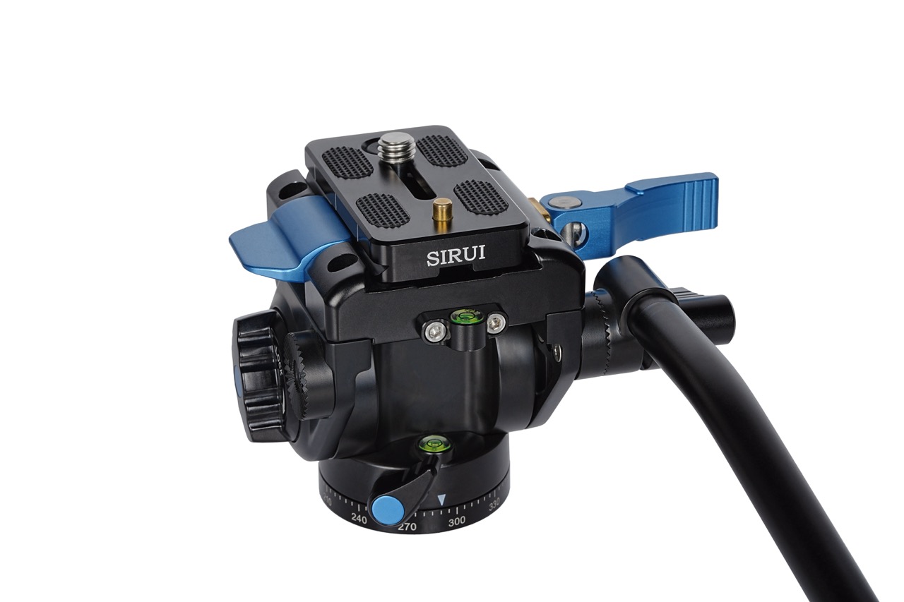 VA-5X Videoneiger Sirui VA-5X Videoneiger Stativkopf Schnalle offen