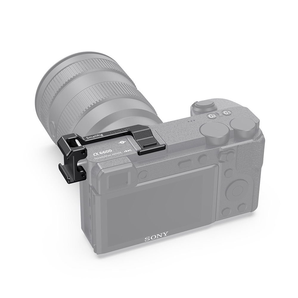 Left-Side Shoe Mount Relocation Plate (für Sony a6600) Left-Side Shoe Mount Relocation Plate (für Sony a6600)