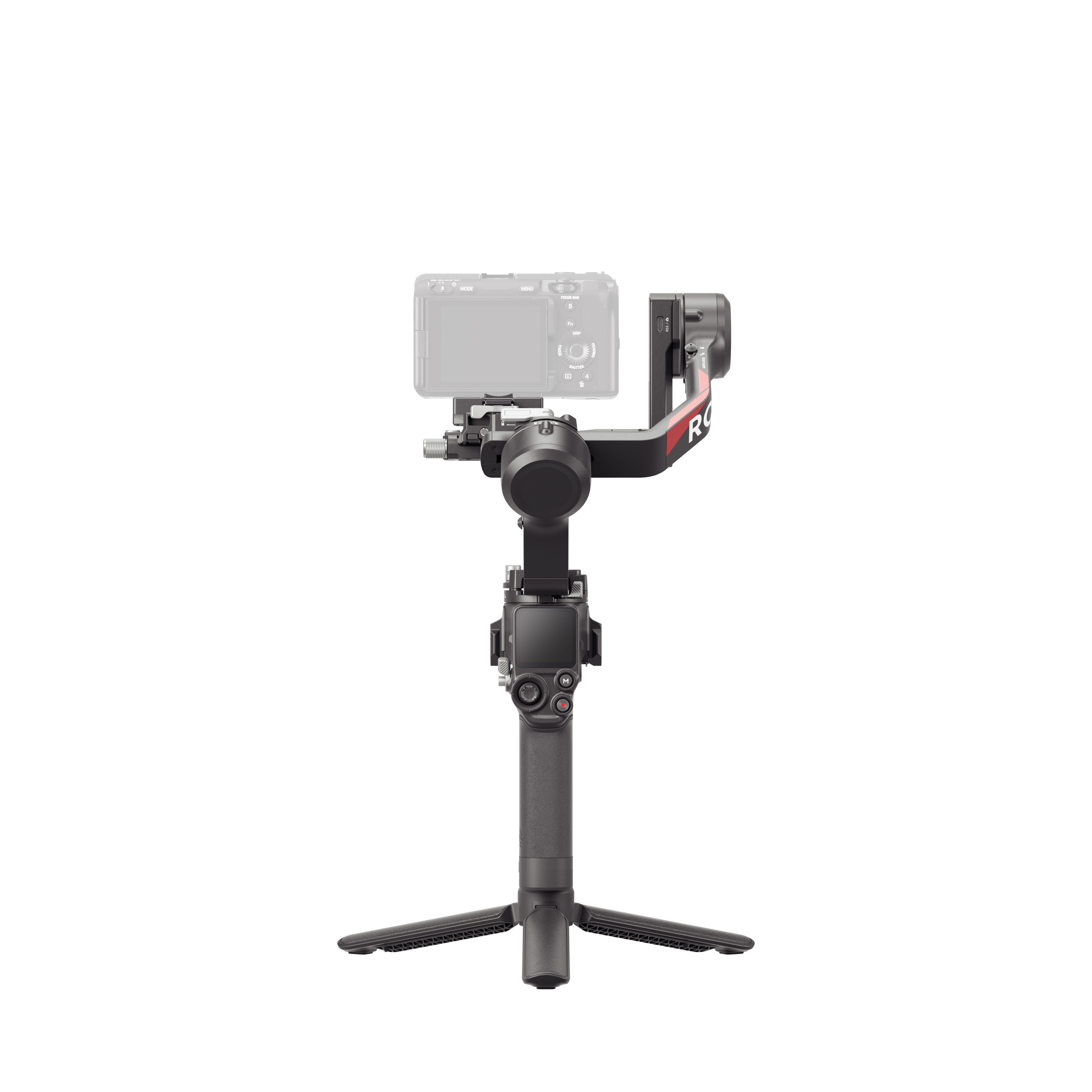 DJI RS 4 Gimbal mit Tripod, von Hinten