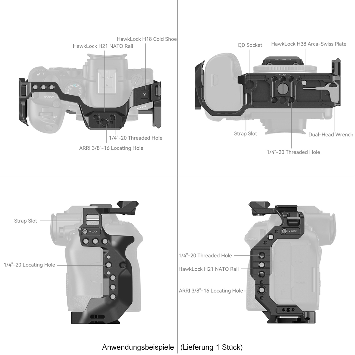 4159 Cage für Canon EOS R6 II 4159 Cage für Canon EOS R6 II