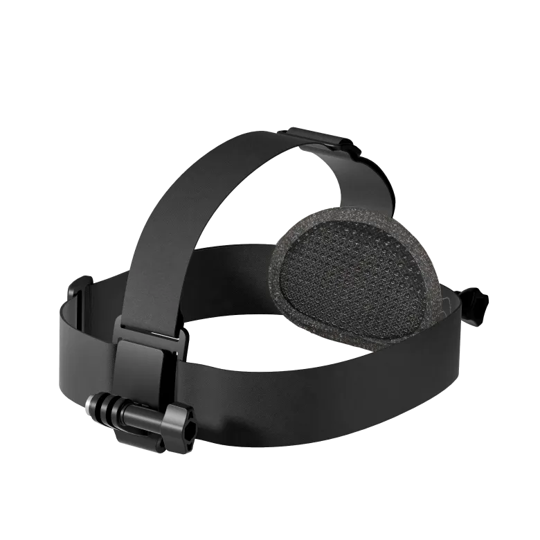 Insta360 Kopfgurt – Rückansicht mit elastischem Band und verstellbarer Passform für sicheren Halt