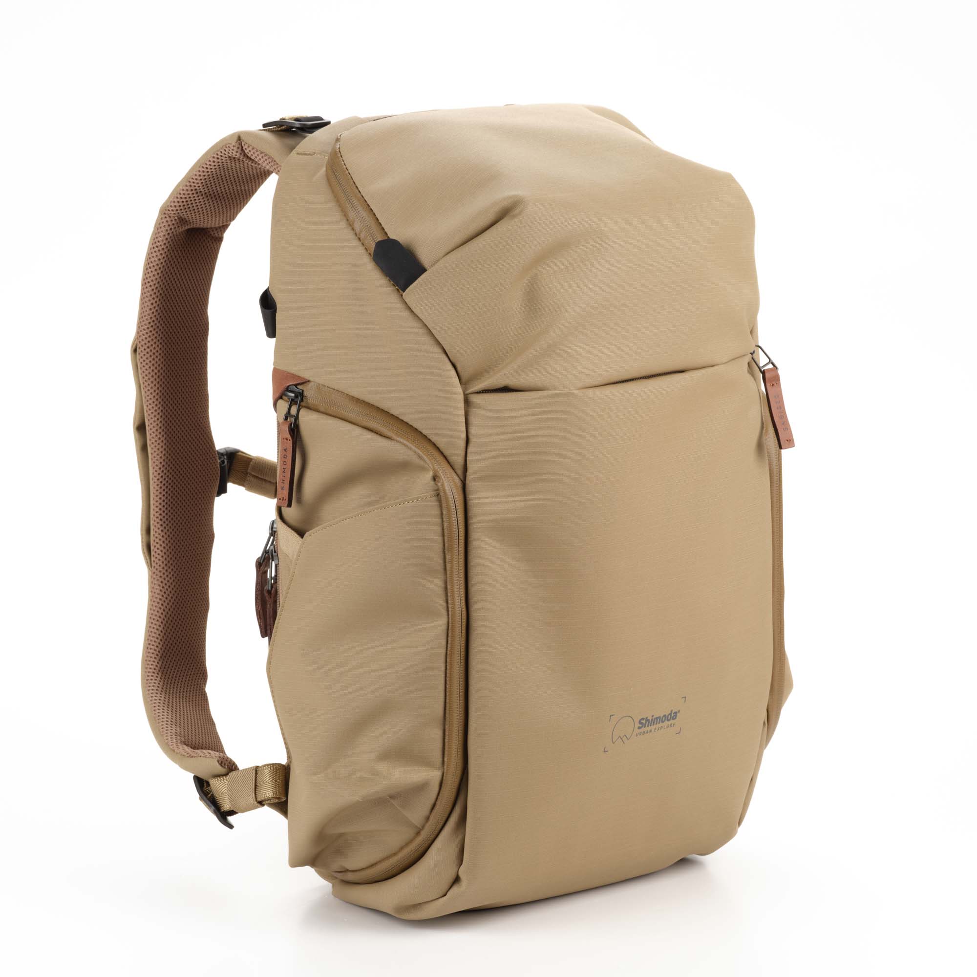 Urban Explore 25 (beige) Shimoda Designs Explore 25 Rucksack in Beige, Frontal links