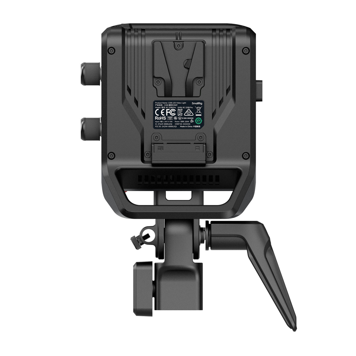 SmallRig 4621 RC 220B Pro COB LED Videoleuchte,  Rückseite