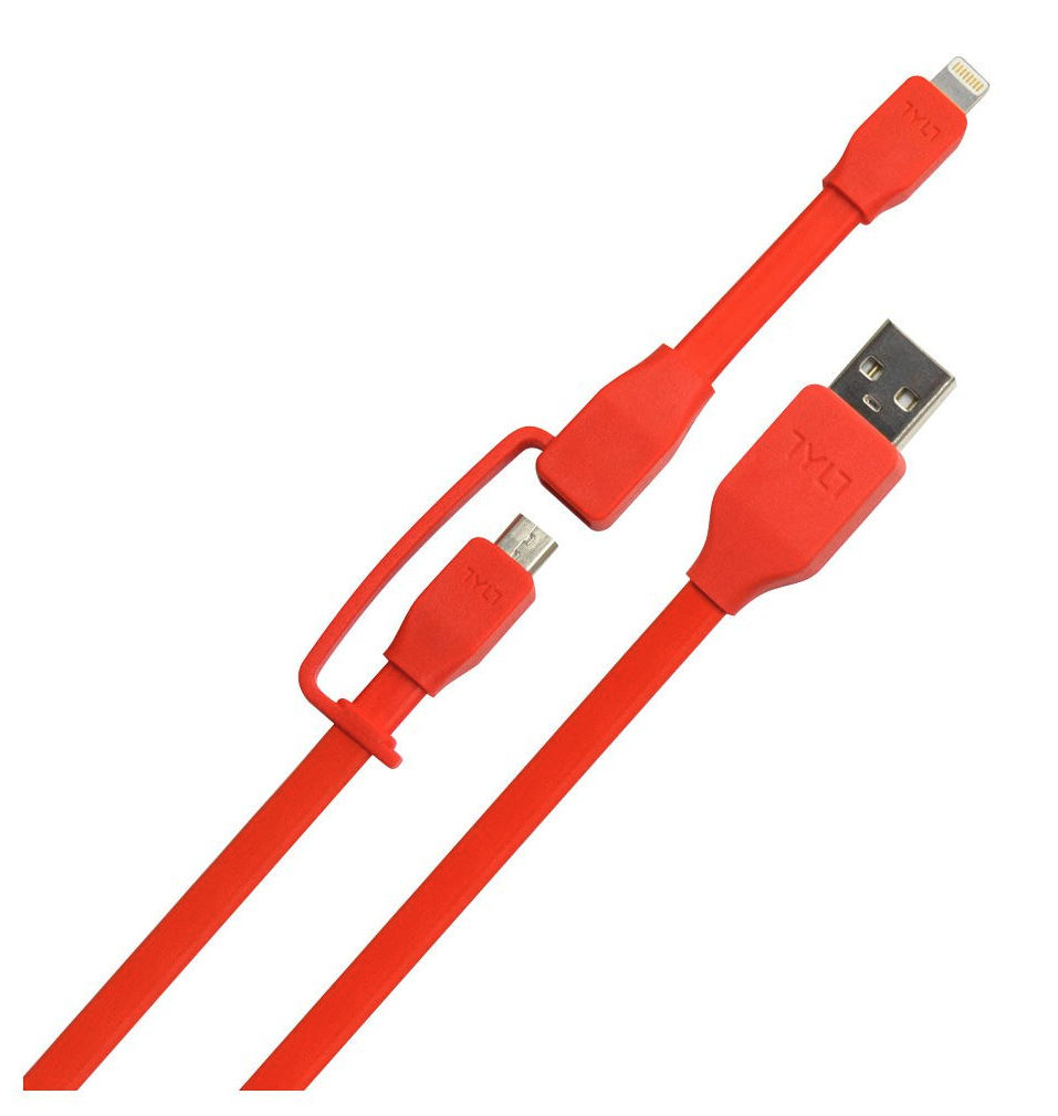 Syncable-Duo Lightning+ Micro-USB (rot)