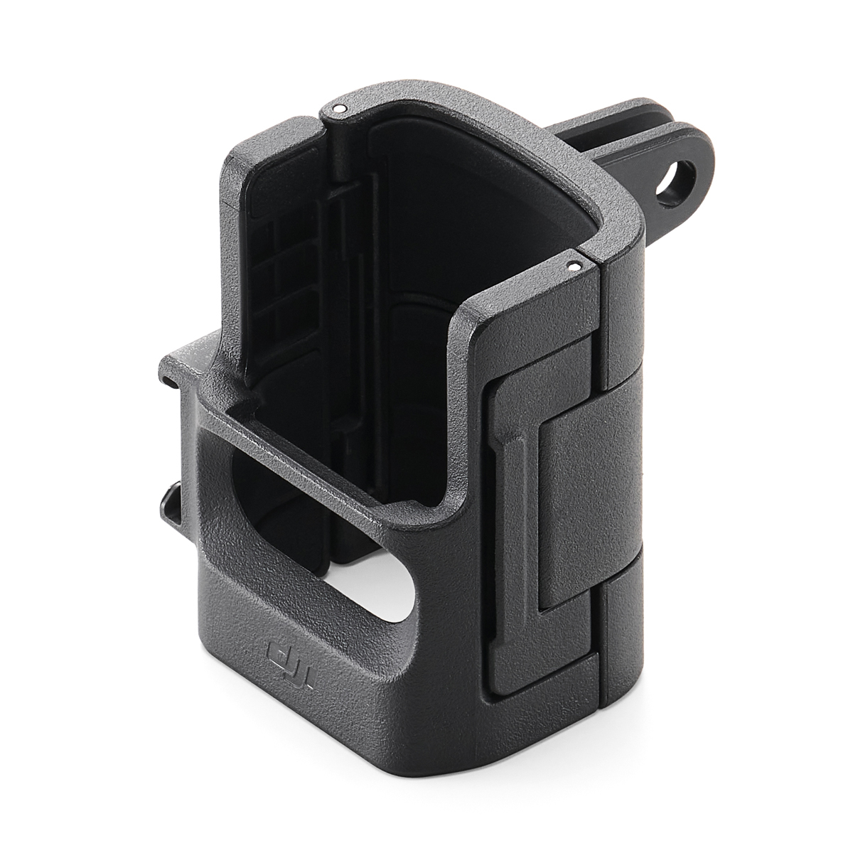 DJI Osmo Pocket 3 Erweiterungsadapter – Detailansicht der Innenstruktur und Halterung für stabiles Zubehörsetup