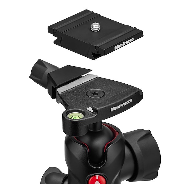Manfrotto Befree Advanced AS Twist Alu-Stativ, CloseUp Stativkopf