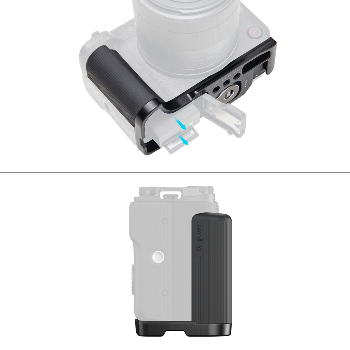 5429 L-förmige Montageplatte mit Griff für Canon EOS R50 V (Schwarz) 5429 L-förmige Montageplatte mit Griff für Canon EOS R50 V (Schwarz)