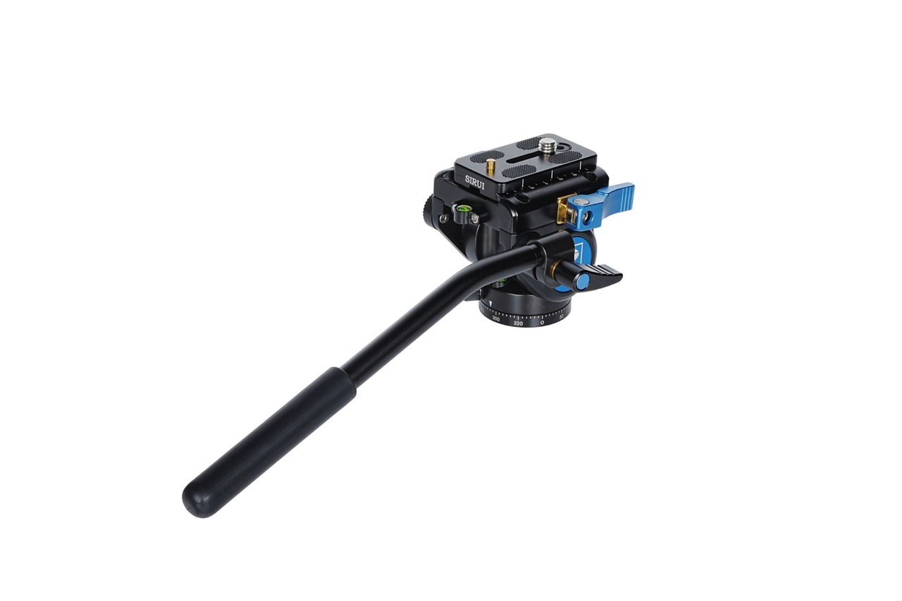 VA-5X Videoneiger Sirui VA-5X Videoneiger Stativkopf von rechts Oben