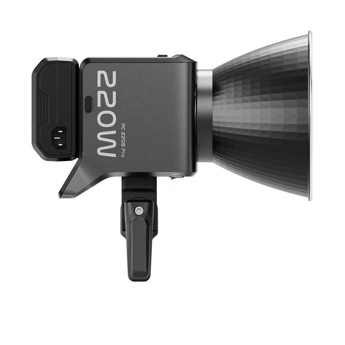 SmallRig 4621 RC 220B Pro COB LED Videoleuchte,  Linke Seite mit Reflektor