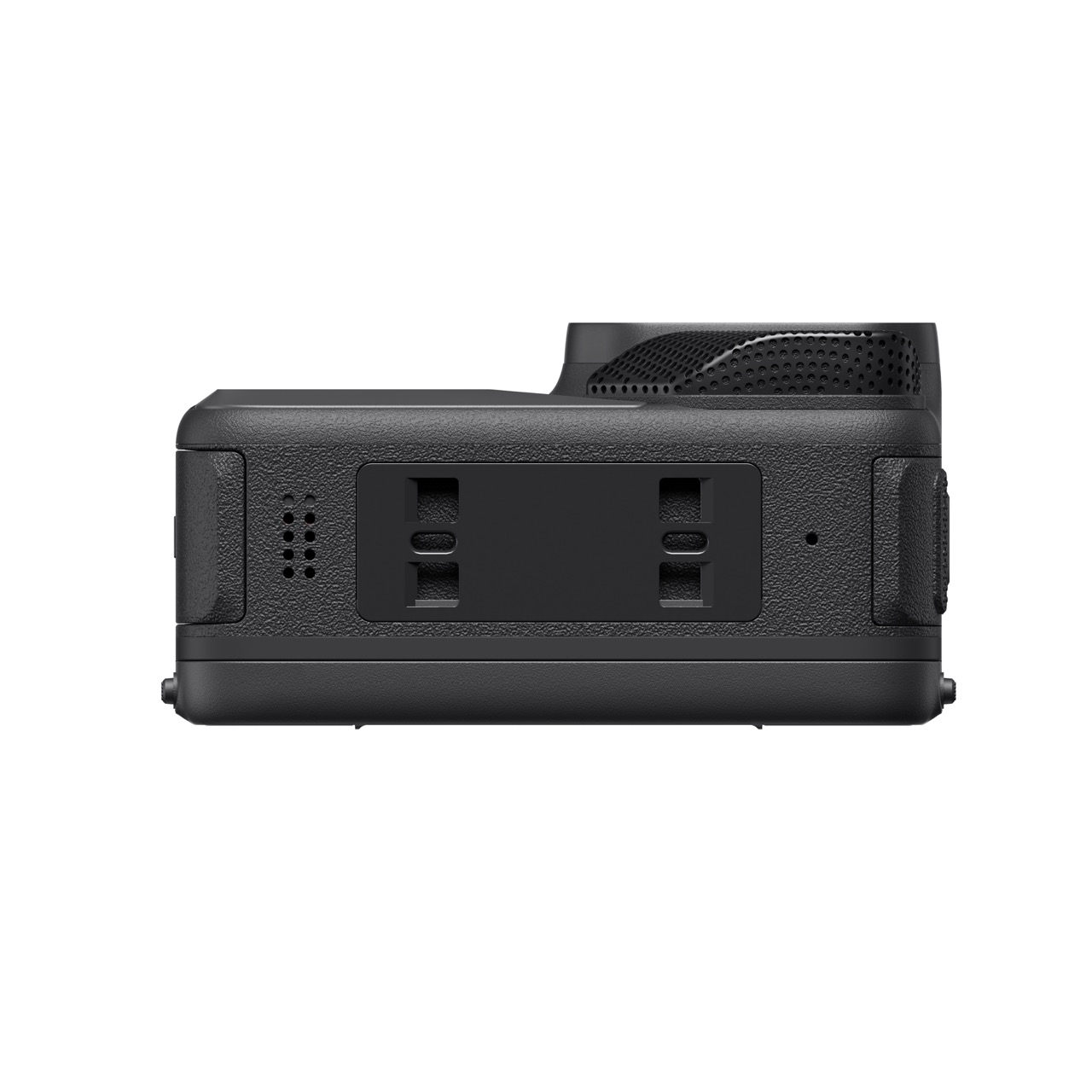 Ace Pro 2 Standard Bundle (Nachtschwarz) Insta360 Ace Pro 2 – Unterseite mit Befestigungsgewinde und Lüftungsschlitzen