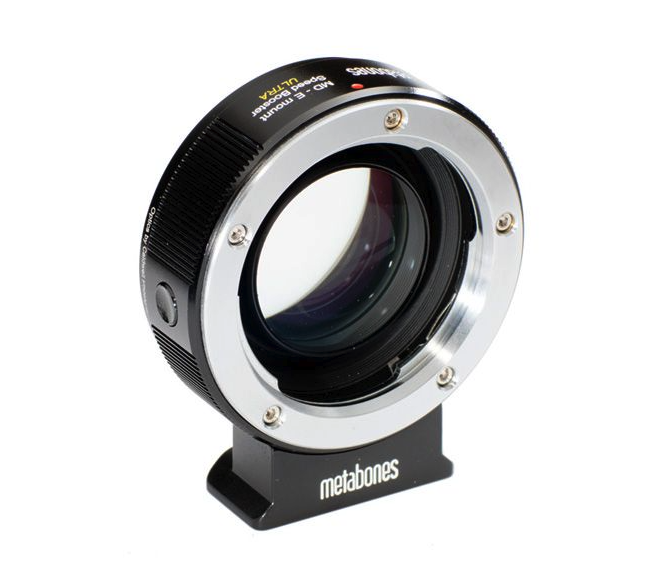 Minolta MD Objektiv auf Sony NEX Speed Booster Ultra