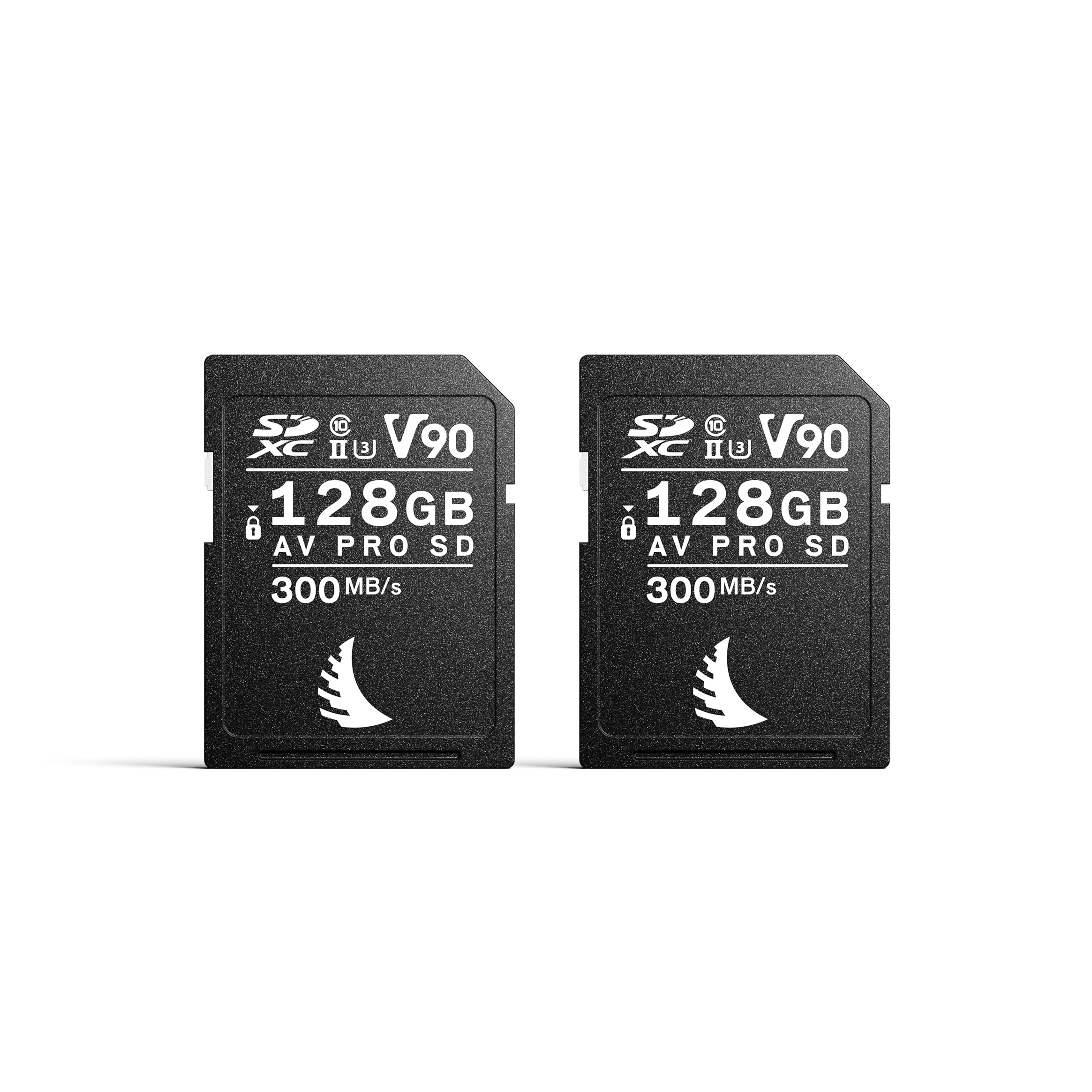 Angelbird Match Pack Fujifilm mit 2 AV PRO SD V90 MK2 128GB Speicherkarten, Frontalansicht