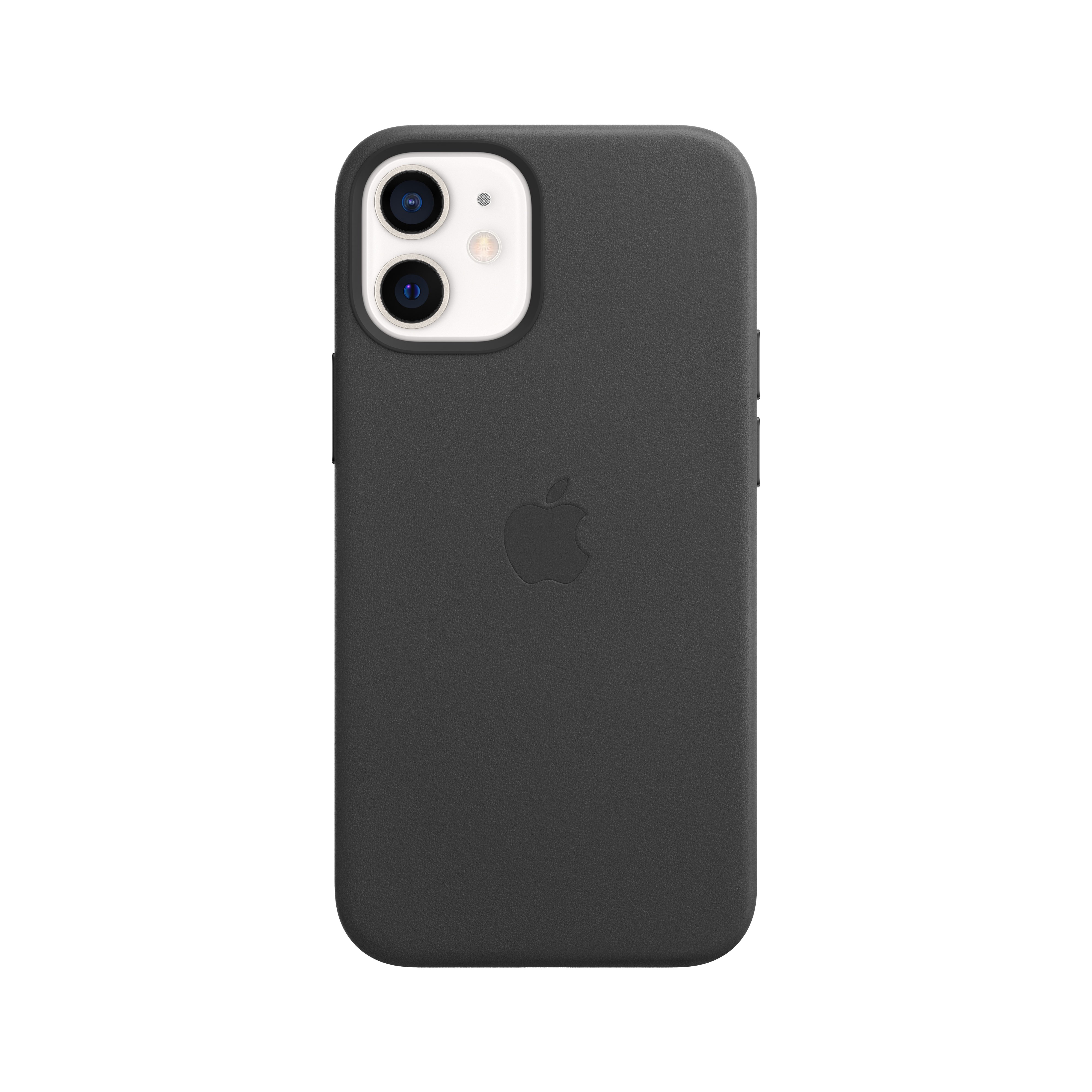 iPhone 12 mini Leder Case mit MagSafe (Schwarz)