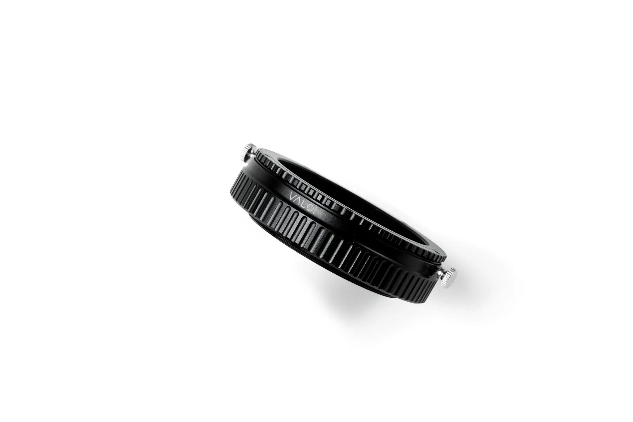 VALOI Precision Framing Helicoid in schräger Ansicht zur exakten Anpassung des Bildausschnitts bei easy35 und easy120.