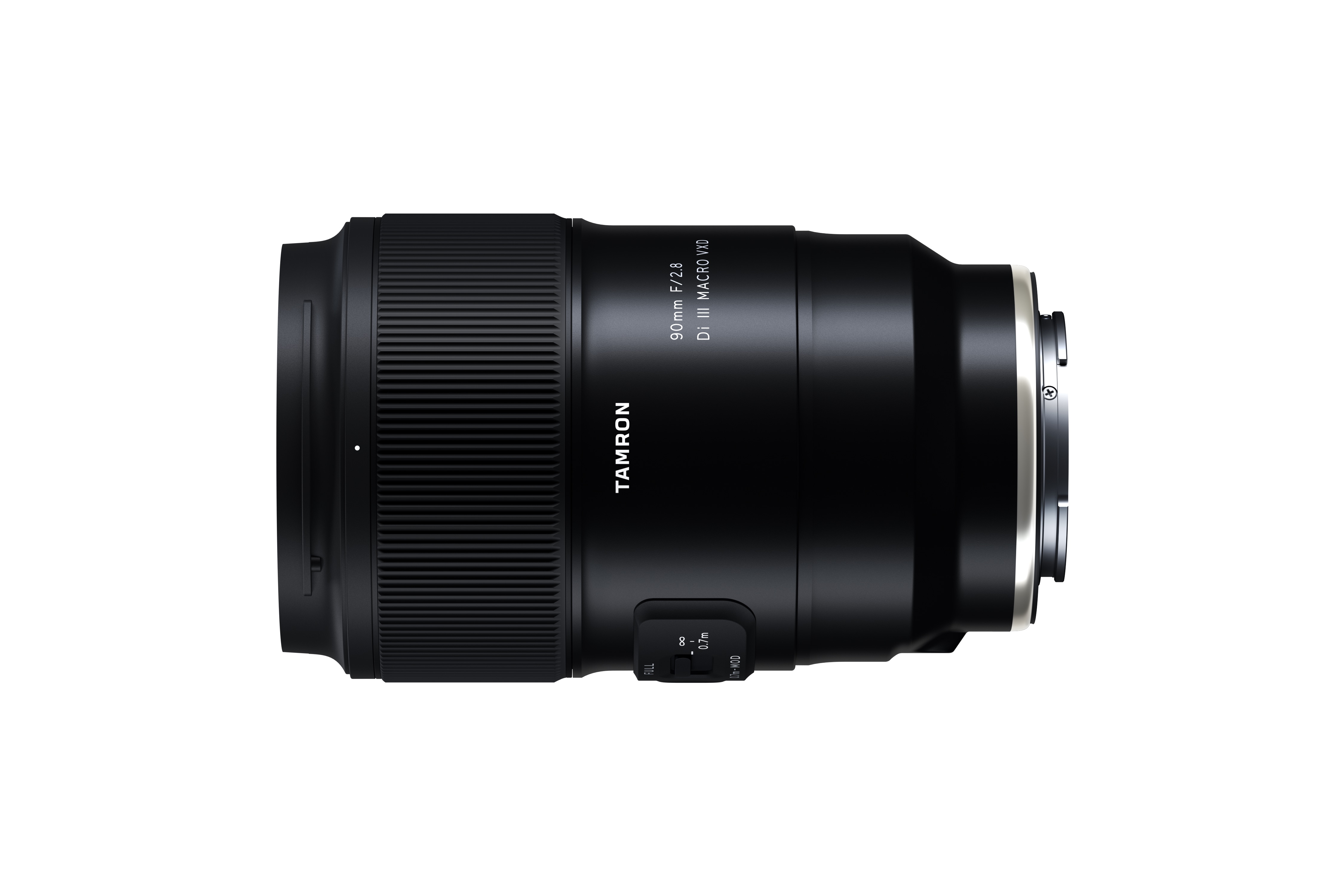 90mm F2.8 Di III MACRO VXD (Modell F072) – Sony E-Mount Tamrom 90mm F2.8 Di III MACRO VXD (Modell F072) Festbrennweiten/Makro Objektiv Sony E-Mount, Ansicht Frontal
