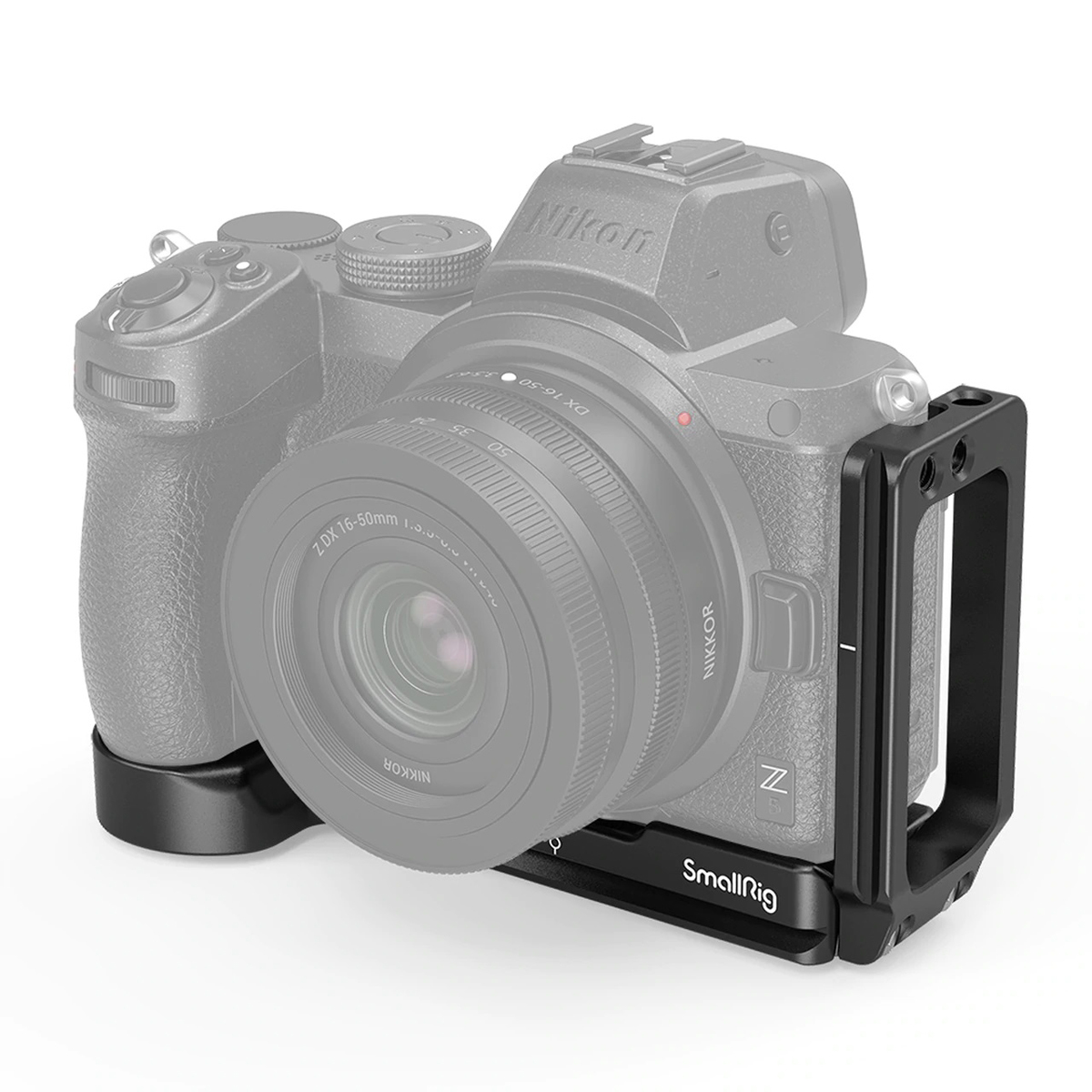 SmallRig 2947 L-Bracket für Nikon Z5, Z6 II und Z7 II – montierte L-Winkelhalterung an spiegelloser Kamera