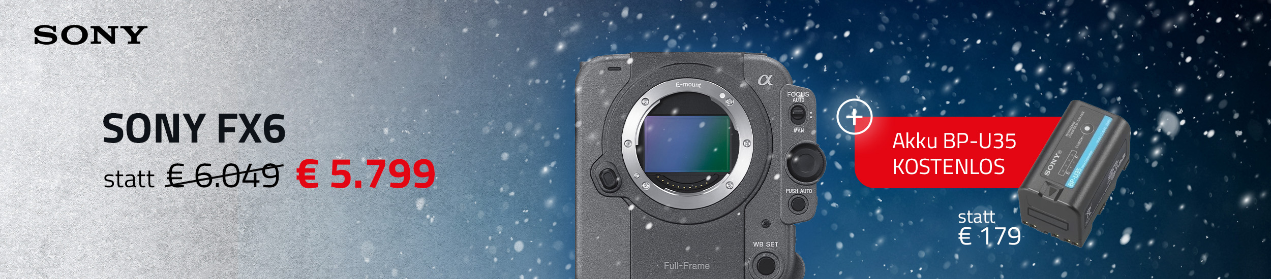 Sony FX6 zum Sonderpreis