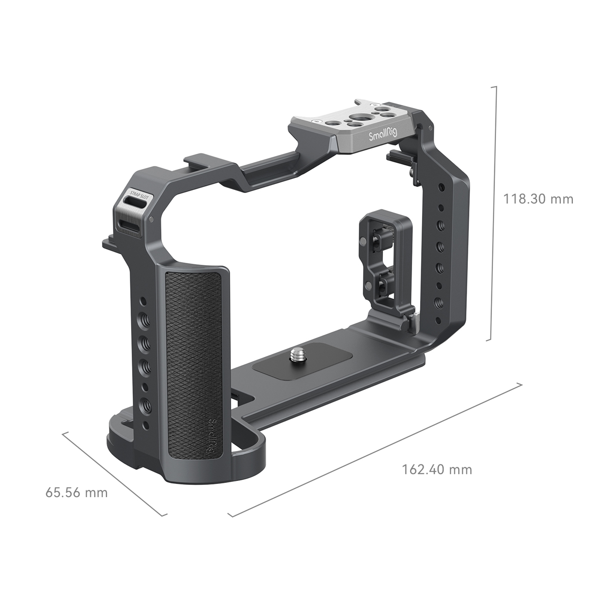 SmallRig 4510 Cage Kit für Leica SL3 – Übersicht mit Abmessungen und Form des passgenauen Kamera-Cages