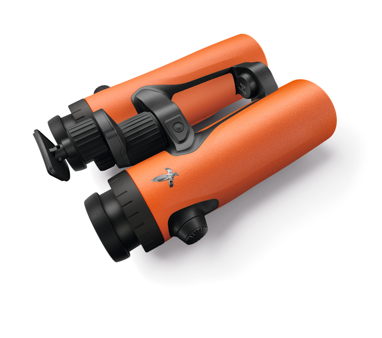 EL Range 12x42 (orange) Swarovski Optik EL Range 12x42 Fernglas in Orange, liegend seitlich schräg