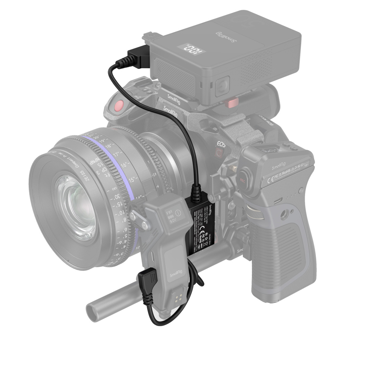 3266 USB-C auf D-Tap Kabel 3266 USB-C auf D-Tap Kabel Anwendungsbeispiel