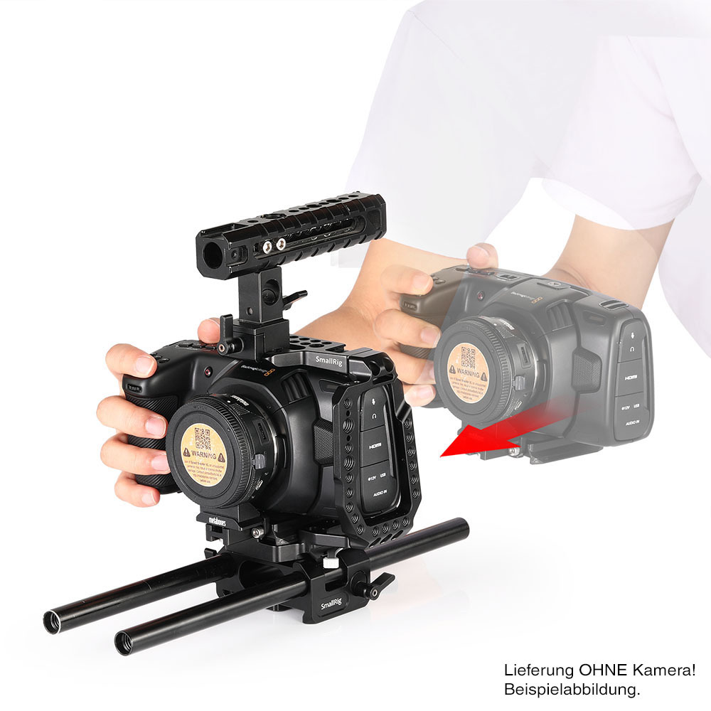 2255 Half-Cage QR für BMPCC 4K/6K 2255 Half-Cage QR für BMPCC 4K/6K