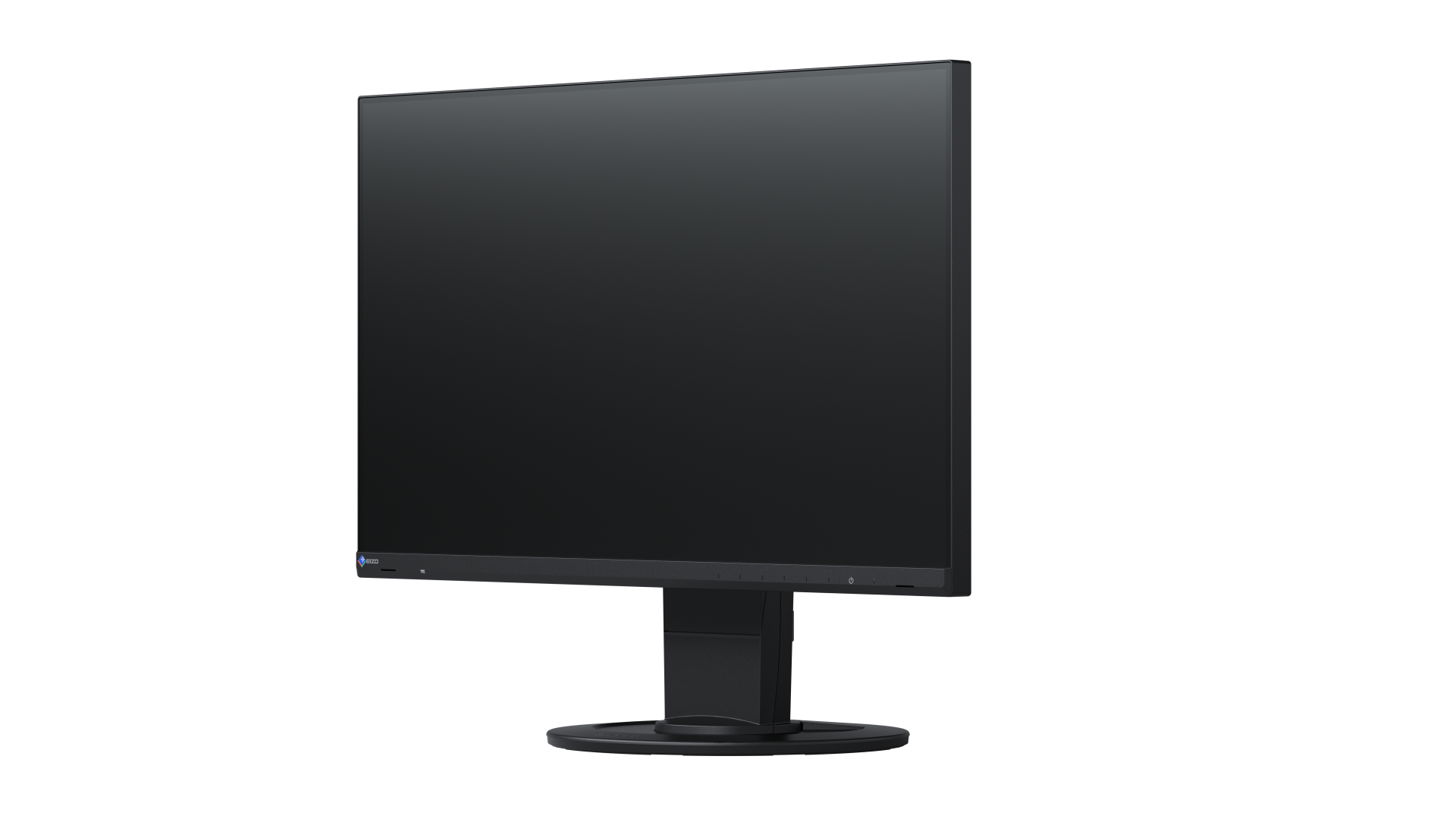 EV2460-BK FlexScan 24'' Eizo EV2460 FlexScan 24" in der Farbe Schwarz, VOrderseite leicht nach links gedreht