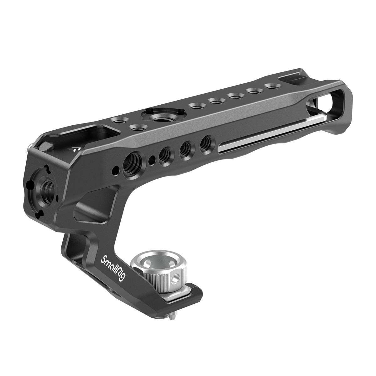 SmallRig 2165C ARRI-Locating-Topgriff – Vorderansicht des Top Handles mit mehreren Gewindeanschlüssen