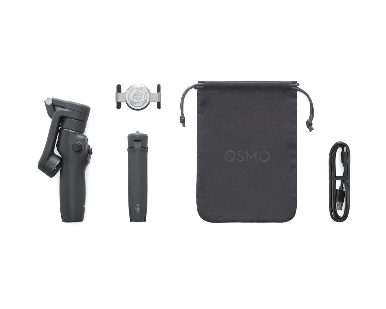 Osmo Mobile 6 (dunkelgrau) DJI Osmo Mobile 6 Gimbal, Lieferumfang
