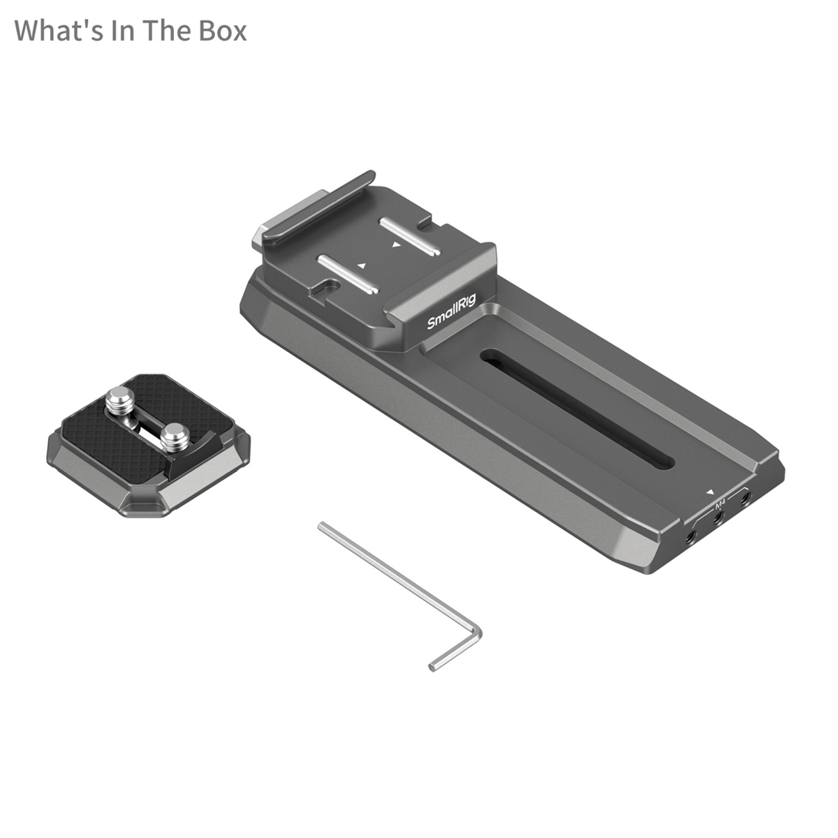 SmallRig HawkLock H38 Schnellwechselplatte – Lieferumfang mit Platte, Adapter und Inbusschlüssel
