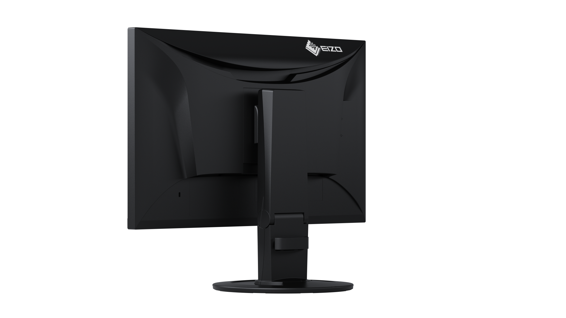 EV2460-BK FlexScan 24'' Eizo EV2460 FlexScan 24" in der Farbe Schwarz, Rückseite leicht anch links gedreht