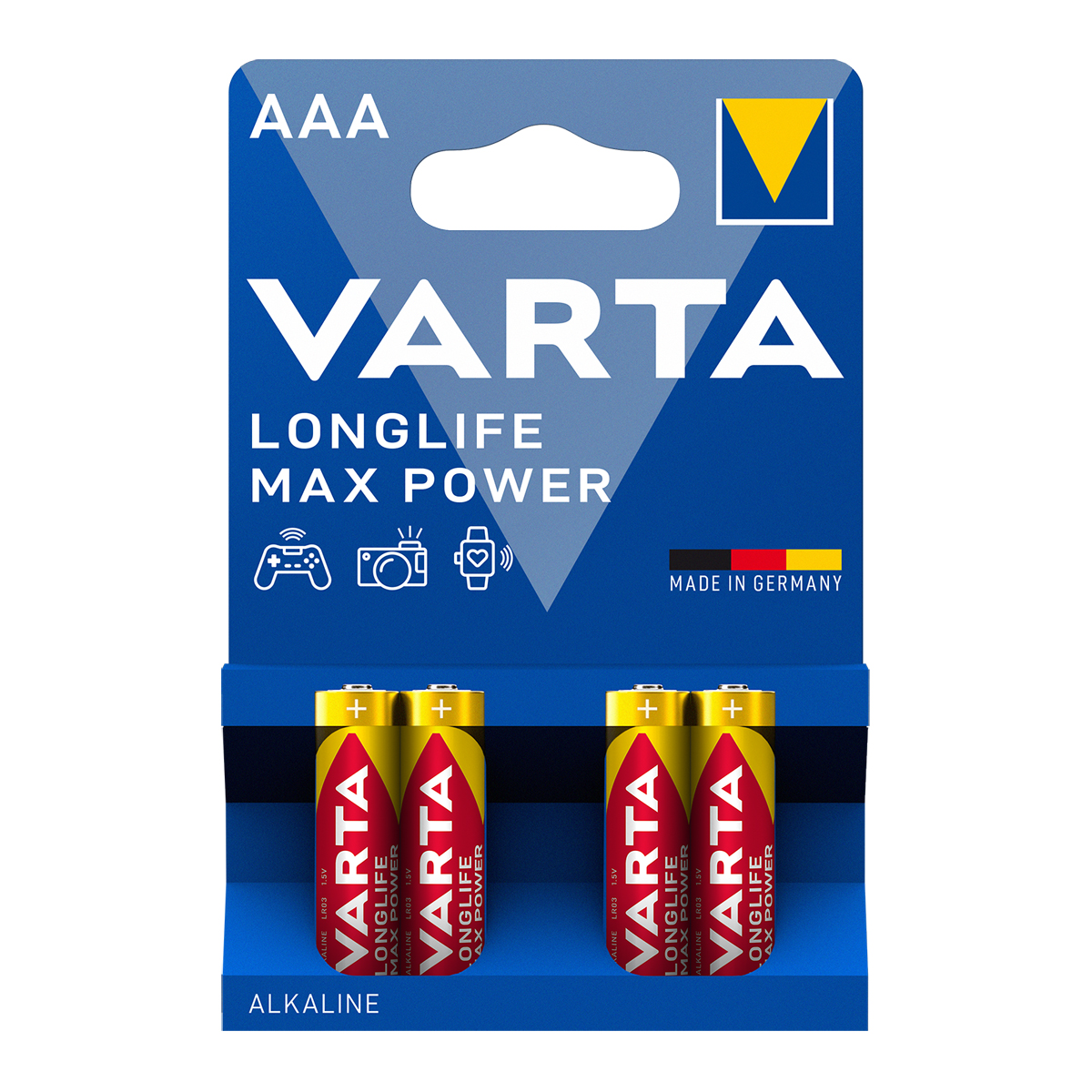 Longlife Max Power Micro 4er Bl. (AAA/LR03) Alkaline Batterien
