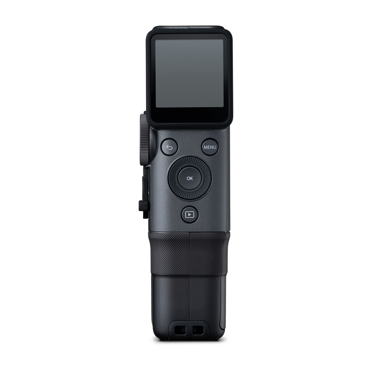 instax mini Evo Cinema FUJIFILM instax mini Evo Cinema – Rückseite mit Display, Bedientasten und zentralem Steuerkreuz