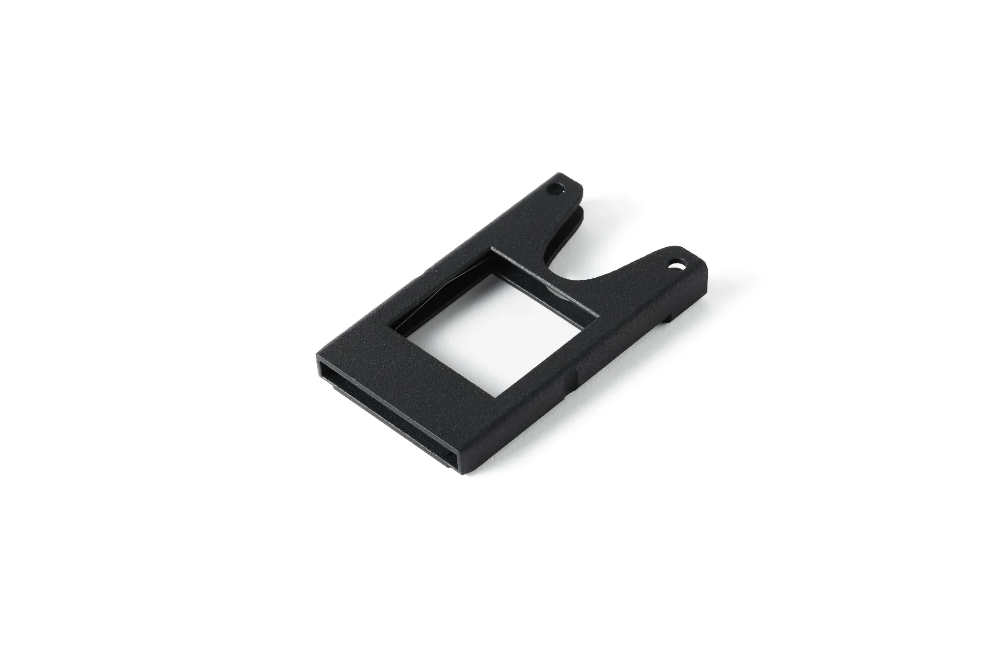 VALOI easy35 v2 Slide Holder in schräger Ansicht zur präzisen Führung gerahmter Dias bei der Digitalisierung.