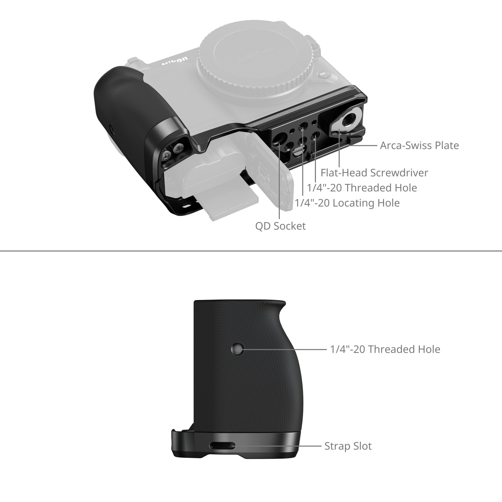 5466 L-Mount Griff für Nikon ZR