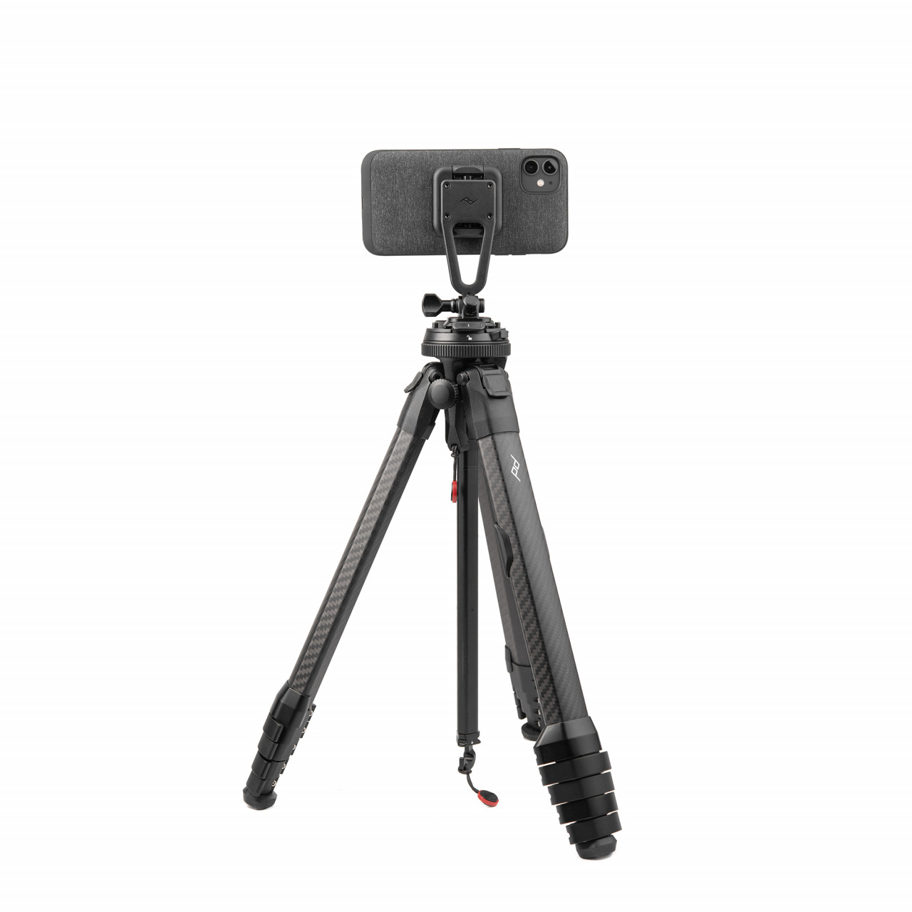 Mobile Creator Kit Smartphone-Halterung für Stative Peak Design Mobile Creator Kit Smartphone-Halterung für Stative mit Smartphone auf Stativ