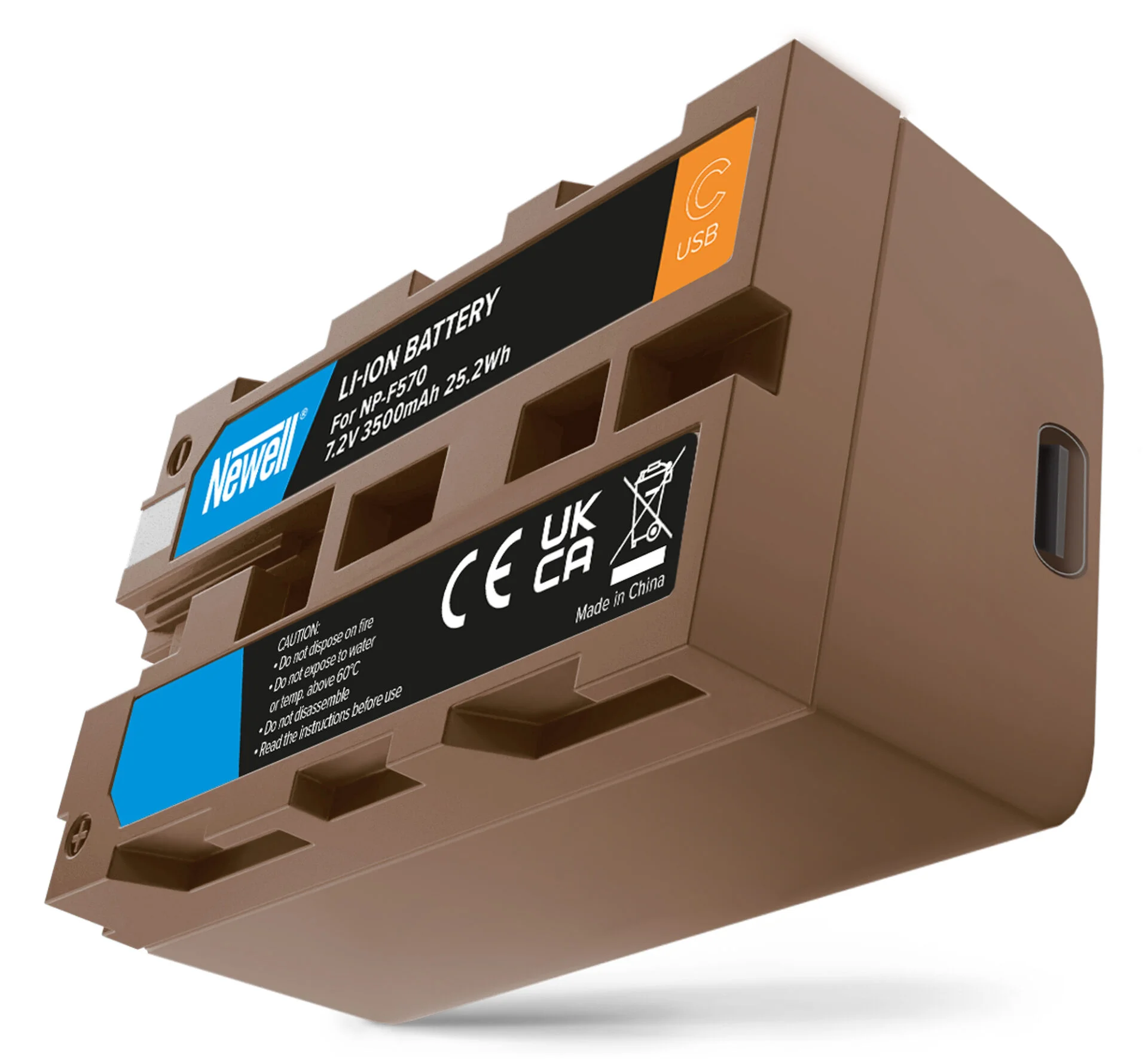 Li-Ion Akku mit USB-C für Sony NP-F570