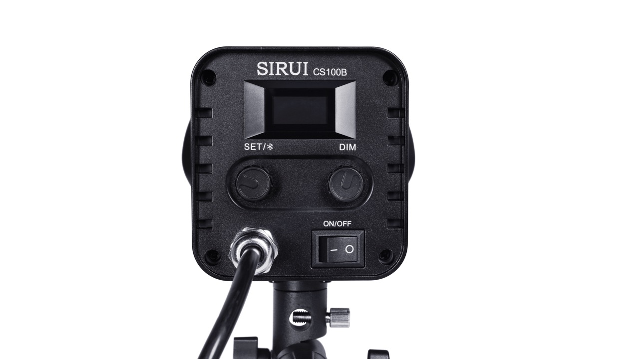 Sirui CS100B Bi-Color LED Leuchte, Rückseite
