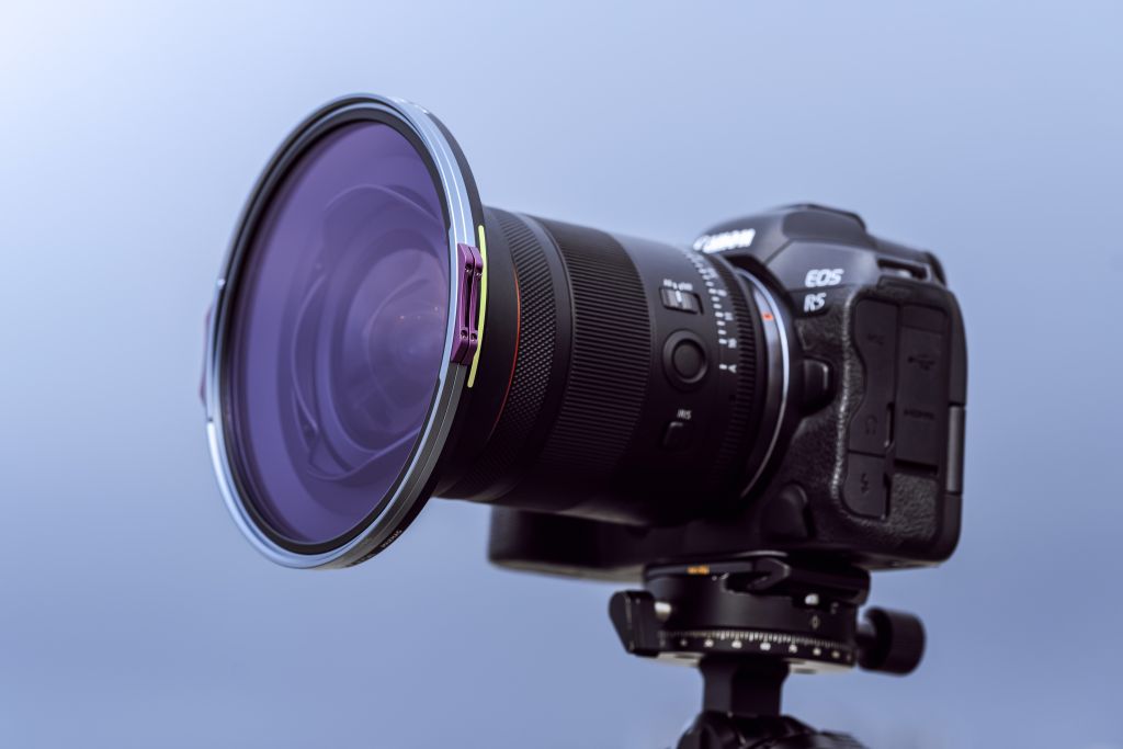 NiSi JetMag Pro Star Soft MAXMAG Magnetfilter an Canon EOS R5 mit Weitwinkelobjektiv