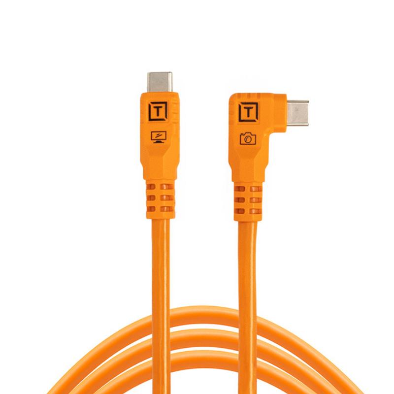 TetherPro Optima 10G Datenkabel USB-C auf abgewinkeltes USB-C Kabel – 1.8m (orange) TetherPro Optima 10G Datenkabel USB-C auf abgewinkeltes USB-C Kabel – 1.8m (orange)