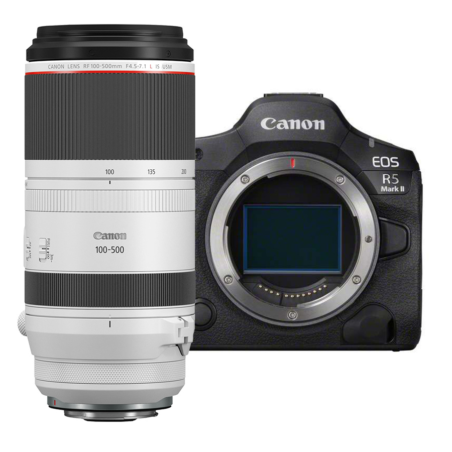Canon EOS R5 Mark II + RF 100-500mm F4.5-7.1 L IS USM