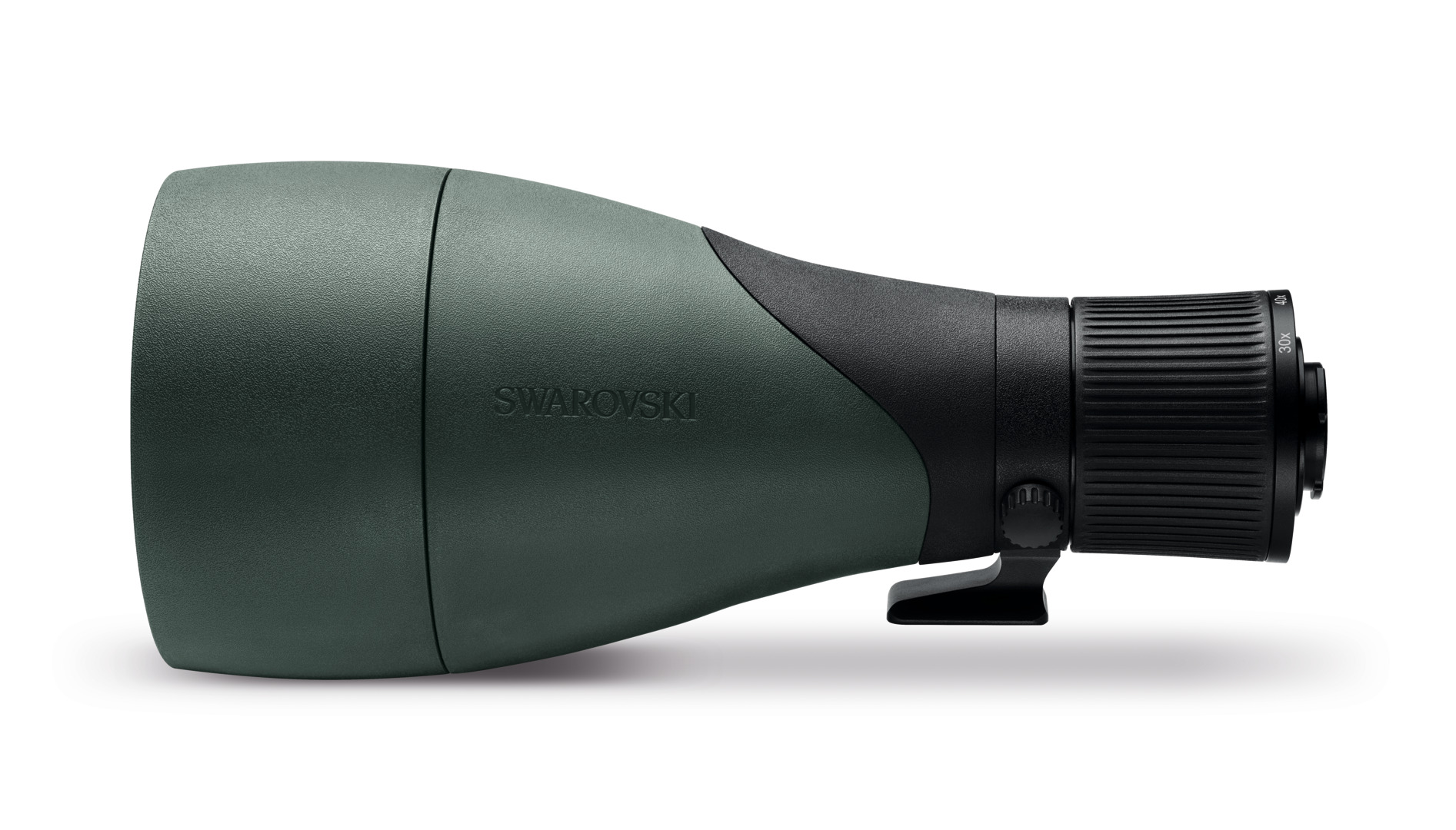 Swarovski Optik ATX/STX/BTX Objektivmodul  115mm in grün Ansicht Seitlich