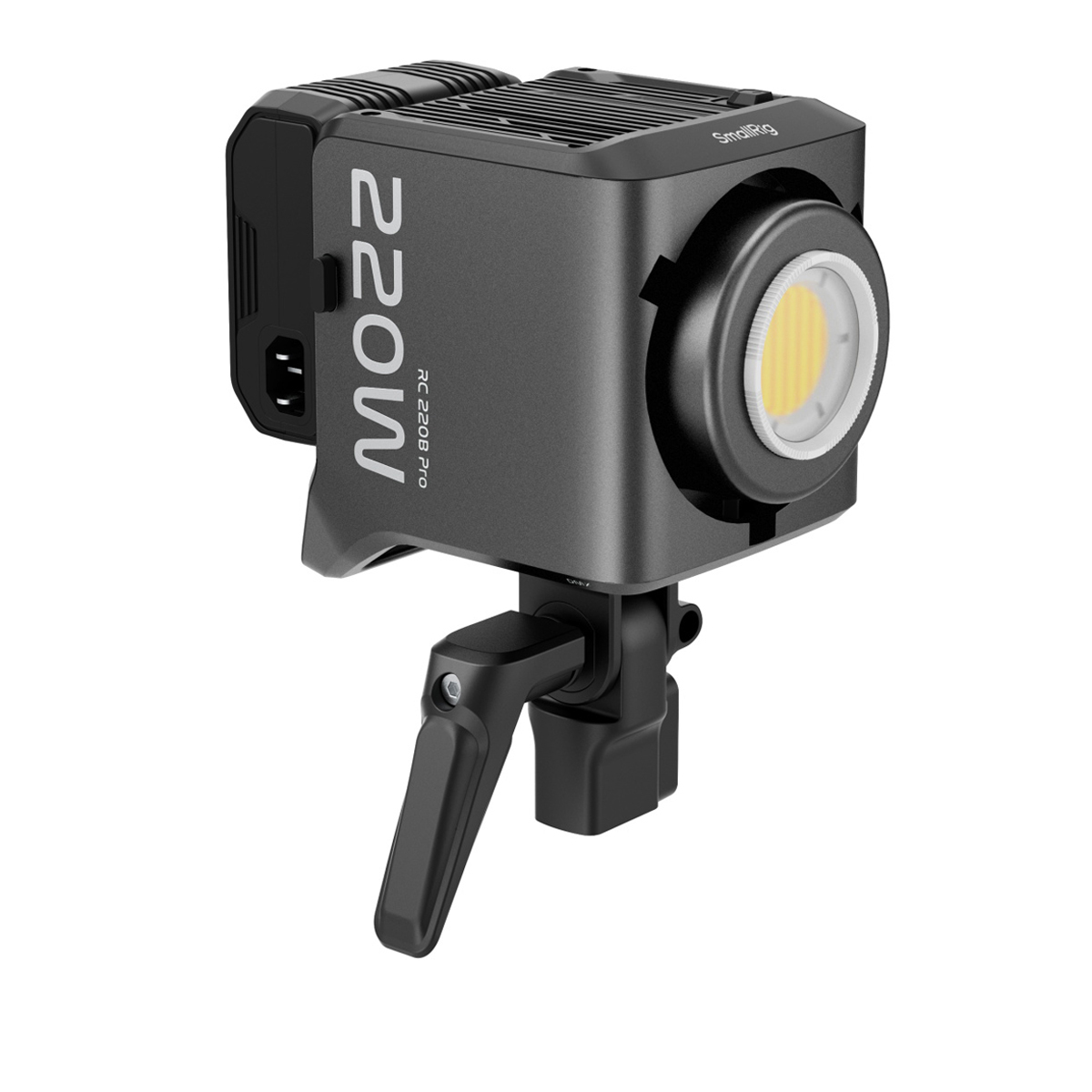 SmallRig 4621 RC 220B Pro COB LED Videoleuchte,  Linke Seite Schräg ohne Reflektor